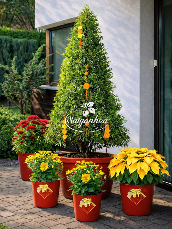 Combo-hoa-tết-tùng-vạn-niên-1