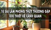 10 sai lầm phong thủy thường gặp