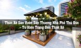 sân vườn sân thượng