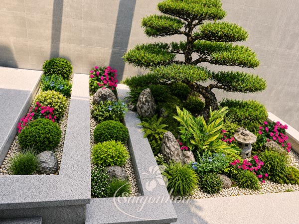 sân vườn biệt thự