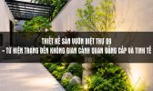 sân vườn biệt thự
