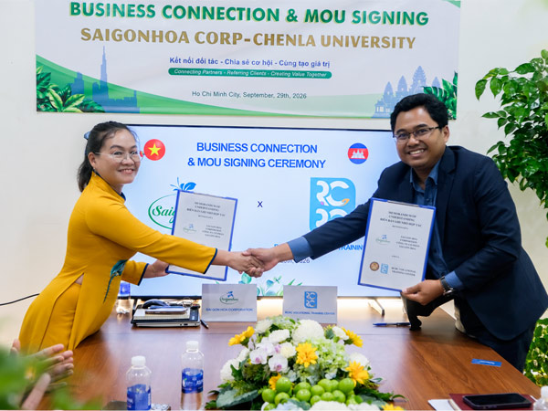 SÀI GÒN HOA VÀ RCRC VOCATIONAL TRAINING CENTER KÝ KẾT MOU – MỞ RA HÀNH TRÌNH KẾT NỐI VÀ CÙNG PHÁT TRIỂN