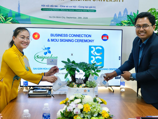 SÀI GÒN HOA VÀ RCRC VOCATIONAL TRAINING CENTER KÝ KẾT MOU – MỞ RA HÀNH TRÌNH KẾT NỐI VÀ CÙNG PHÁT TRIỂN
